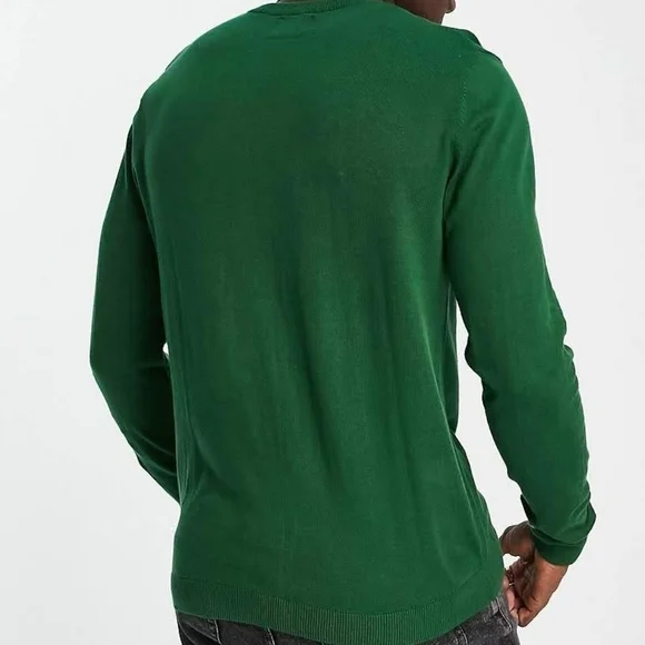 ASOS Men's Crewneck Sweater Green Size Large - Picture 3 of 7